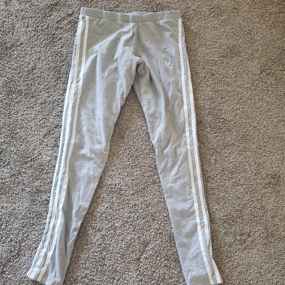 Adidas Three Stripe Tights and Climalite Tank
